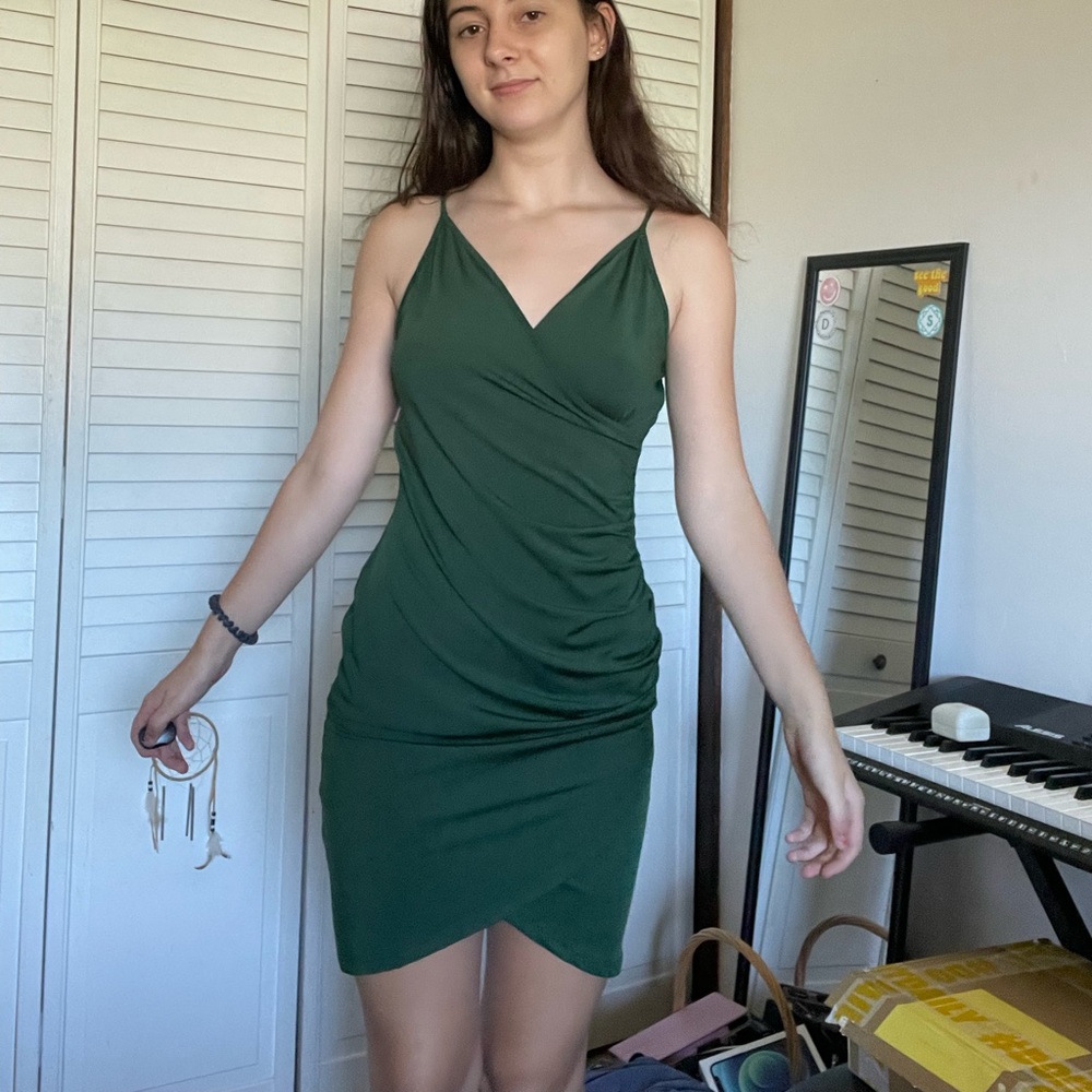 Green homecoming dress